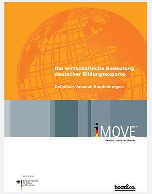 Titelbild der Studie zur wirtschaftlichen Bedeutung deutscher Bildungsexporte