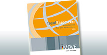 Titel der Publikation, Text: Trendbaromer Exportbranche Aus- und Weiterbildung 2013