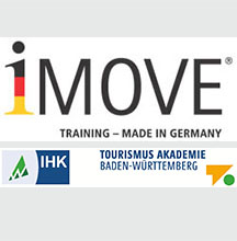 Logos von iMOVE und von Tourismus Akademie Baden Württemberg