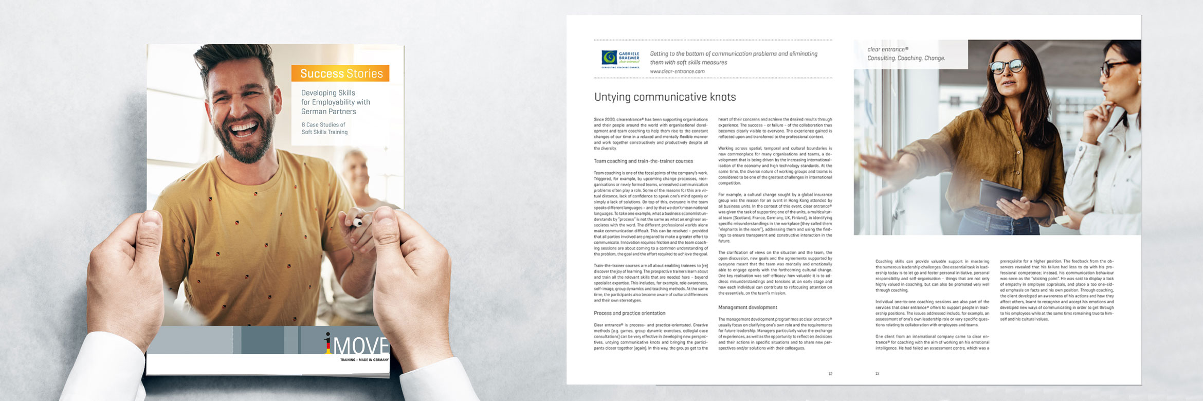 cover and two pages of the broshure