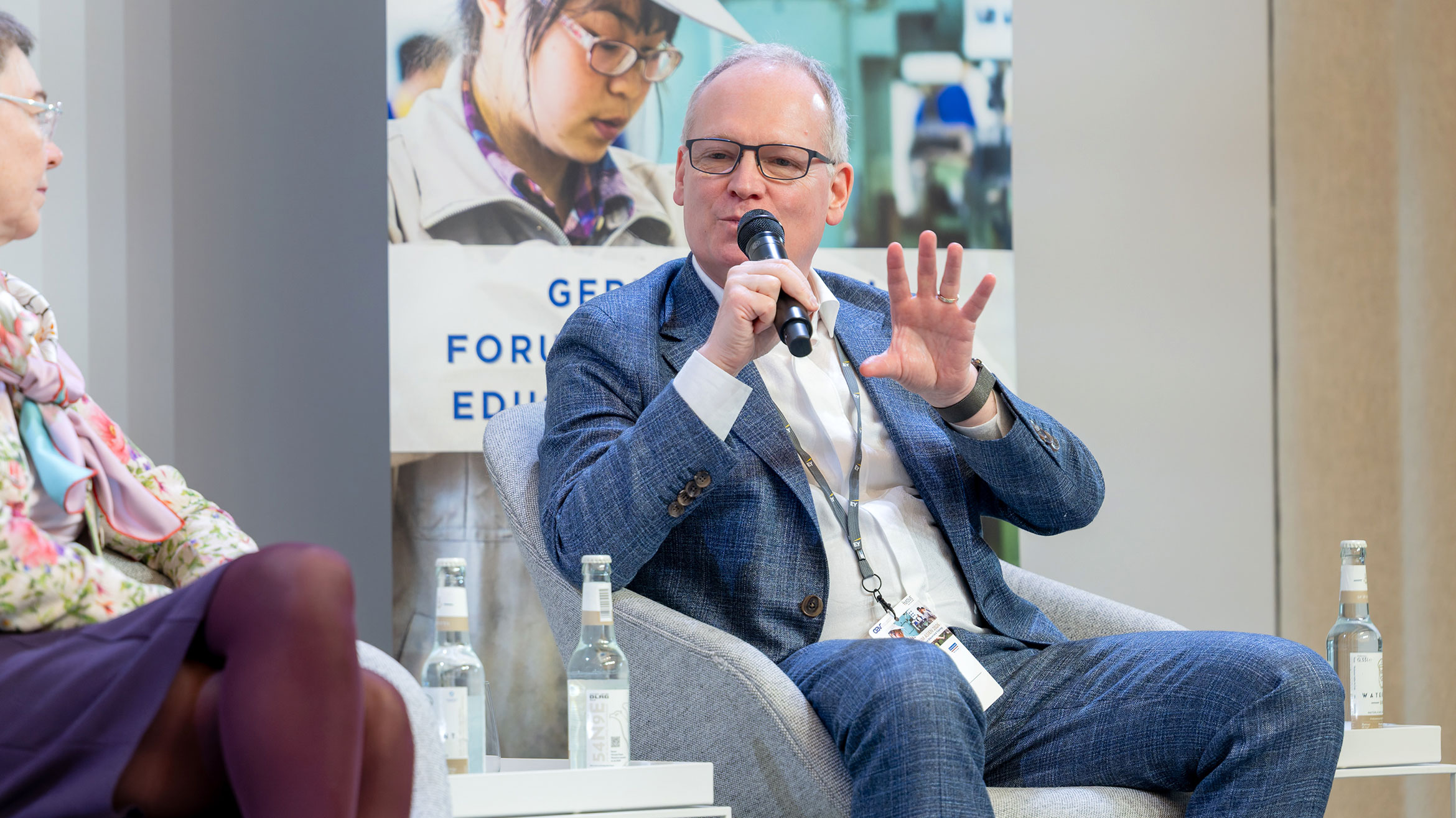 Nahaufnahme des Sprechers Andreas Dick