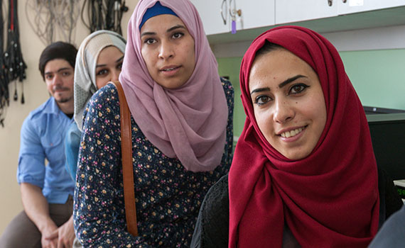 arabische Frauen bei einer Trainingsmaßnahme