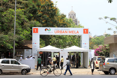 Eingang zur Urban Mela