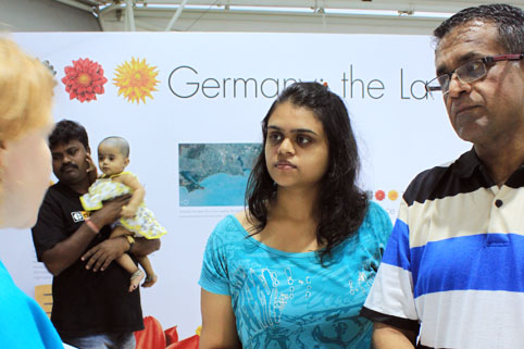 Gespräch am iMOVE-Stand