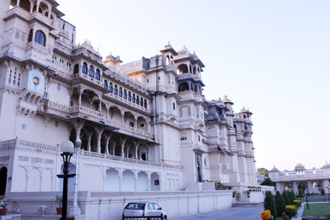 Außenansicht Palast Udaipur