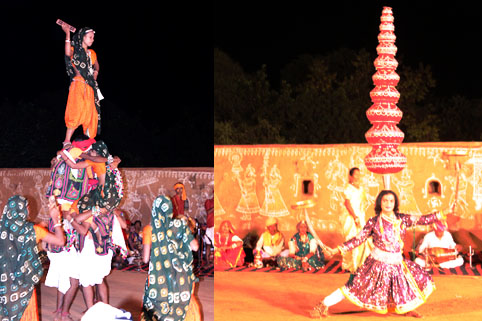 indische Tanzgruppe
