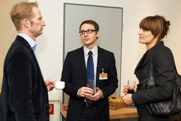 Referenten im Pausengespräch
