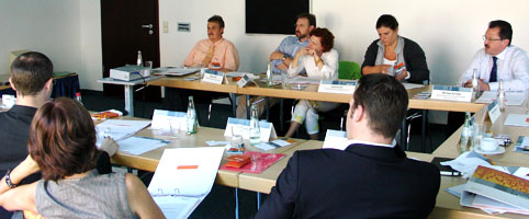 Teilnehmerinnen und Teilnehmer des Workshops