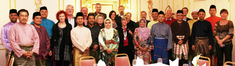Gruppenbild der malaysischen Delegation
