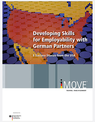 Titelbild der Broschüre 8 Success Stories from the USA