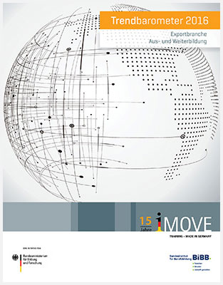 Ttitelbild Text: Trendbarometer 2016 Exportbranche Aus- und Weiterbildung