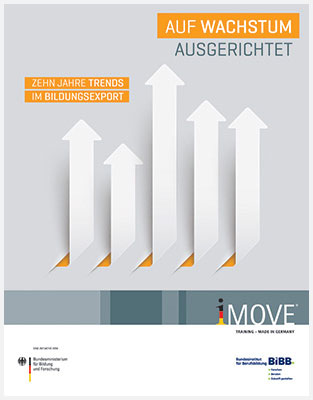 Titelbild, Text: Auf Wachstum ausgerichtet - Zehn Jahre Trends im Bildungsexport