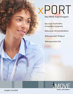 Titelbild des Exportmagazins Ausgabe 1/2019