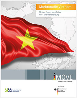 Titel der Studie mit wehender Nationalflagge Vietnam