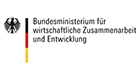 Logo, Text: Bundesministerium für wirtschaftliche Zusammenarbeit und Entwicklung