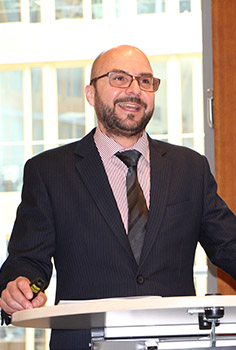 Nahaufnahme Referent
