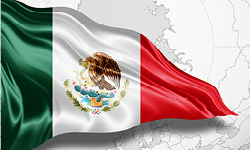 Nationalflagge Mexiko