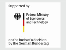 englisches Logo Bundesministerium für Wirtschaft und Technologie