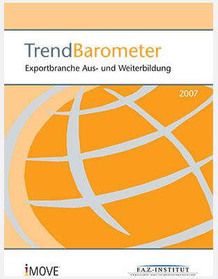 Titelbild der Broschüre TrendBarometer 2007