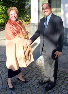 Foto Haugg und Sarangi