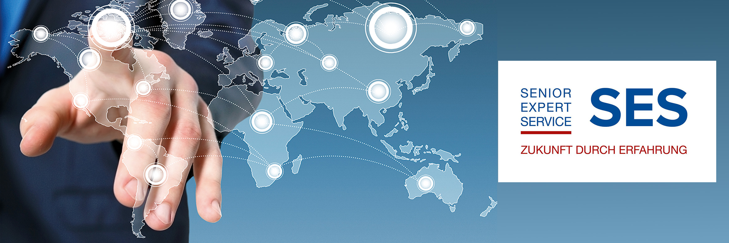 visual of the provider database combined with the logo of the German organisation senior expert service