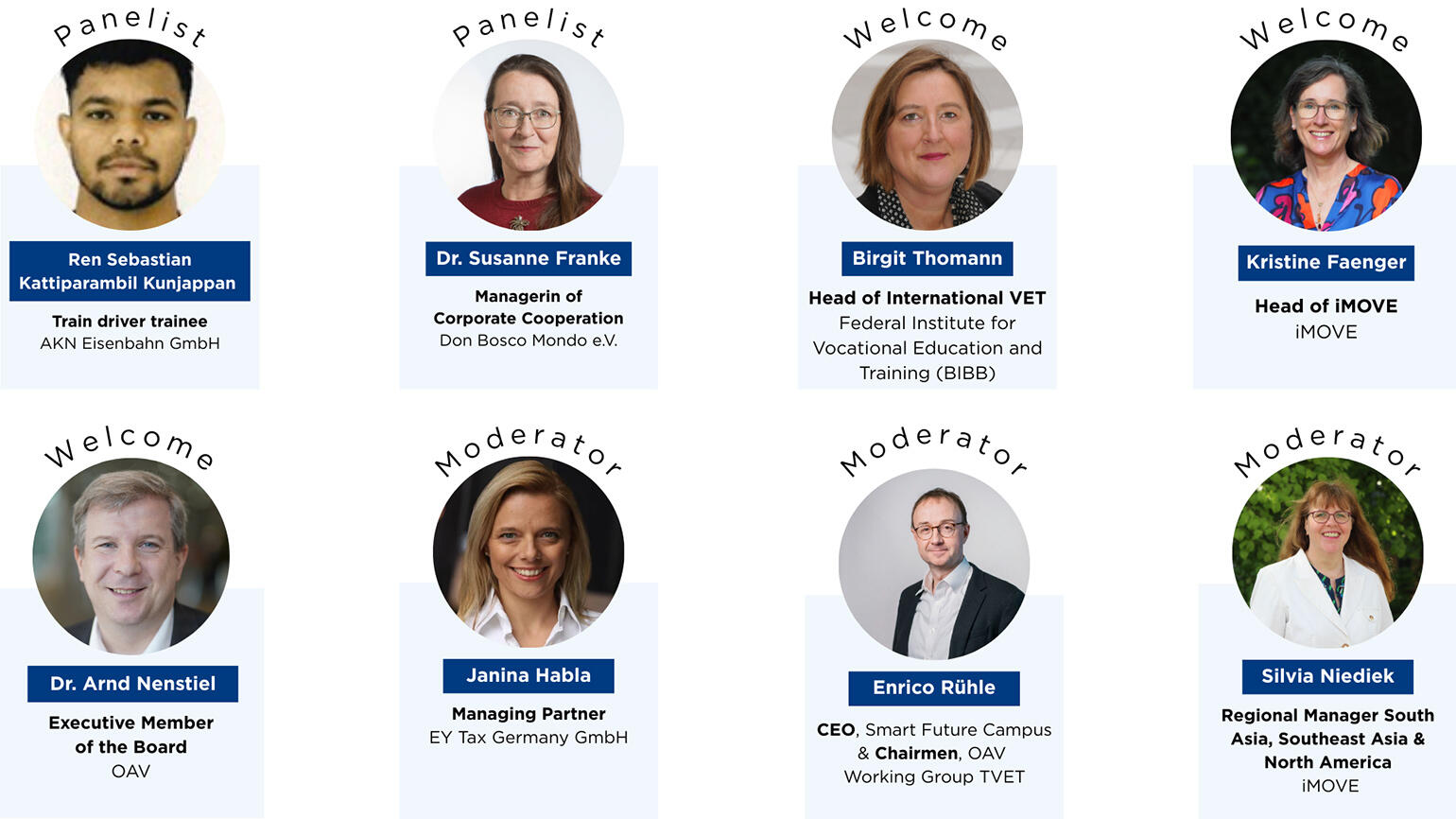 Sprecherinnen und Sprecher beim Bildungsforum Asien 2026