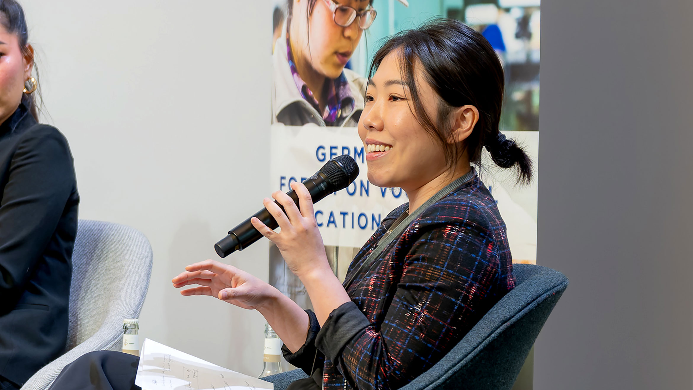 close up of speaker Gyvinne Koh