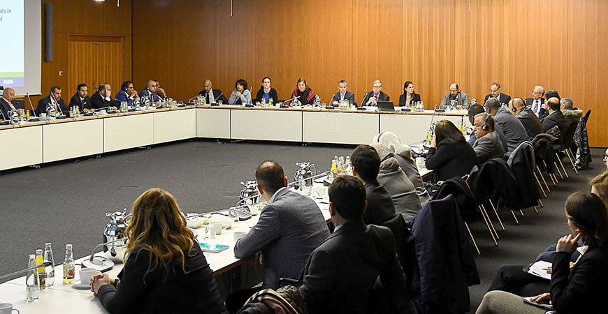 view of all those present at the event's opening