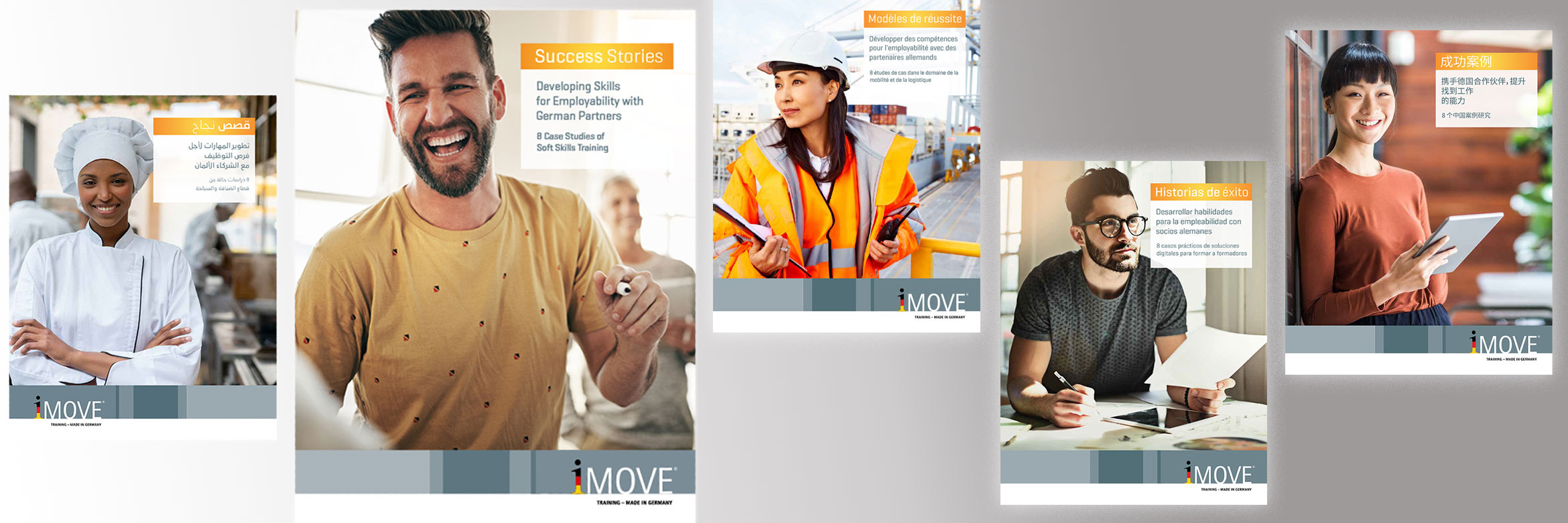 covers of various MOVE publications