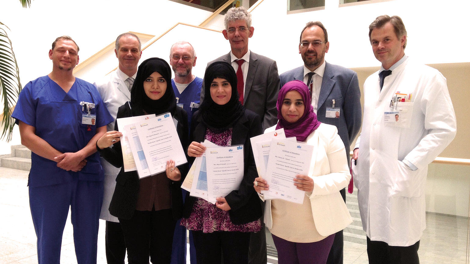 group photo of medical staff