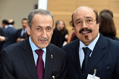 close-up of two participants