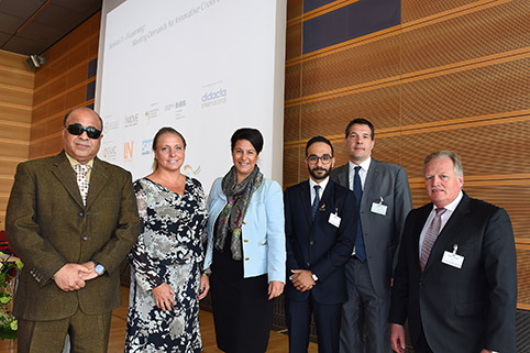 group photo of the speakers of the second session