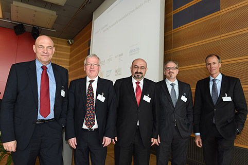 group photo of the speakers of the third session