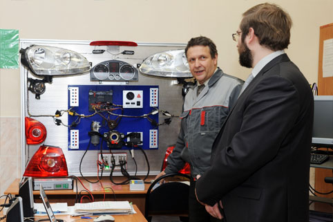 Conference Participant during Visiting Tour