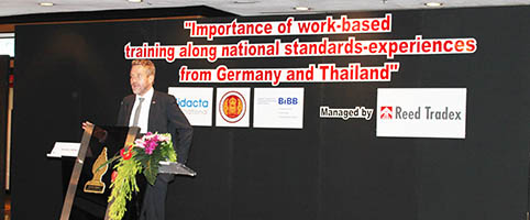 podium speaker during the workshop
