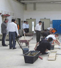 Practical training as concrete worker