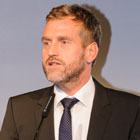 close up of the speaker