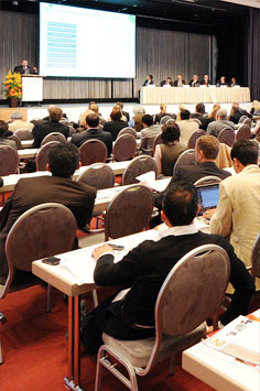 Conference attendees and speakers