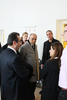 Turkish guests visiting a vocational training centre for geriatic nursing