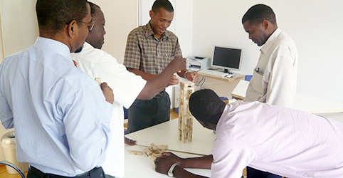 workgroup during the teachers training