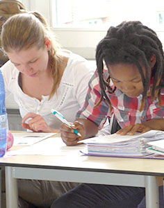 trainees in the classroom