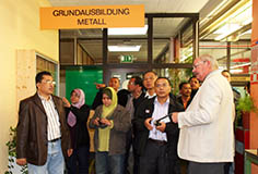 Malaysian skilled workers during tour through the Eckert Schulen