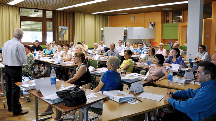 teacher-training in a classroom