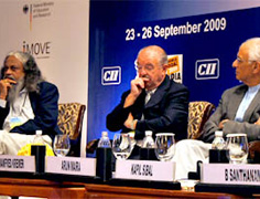 from left: Dr. Y. S. Rajan (CII), Manfred Kremer (BIBB), Arun Maira (Planing Commission)